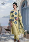 Butterfly Effect By T&M Linen Jari Printed Embroidery Dress Material Suppliers In India